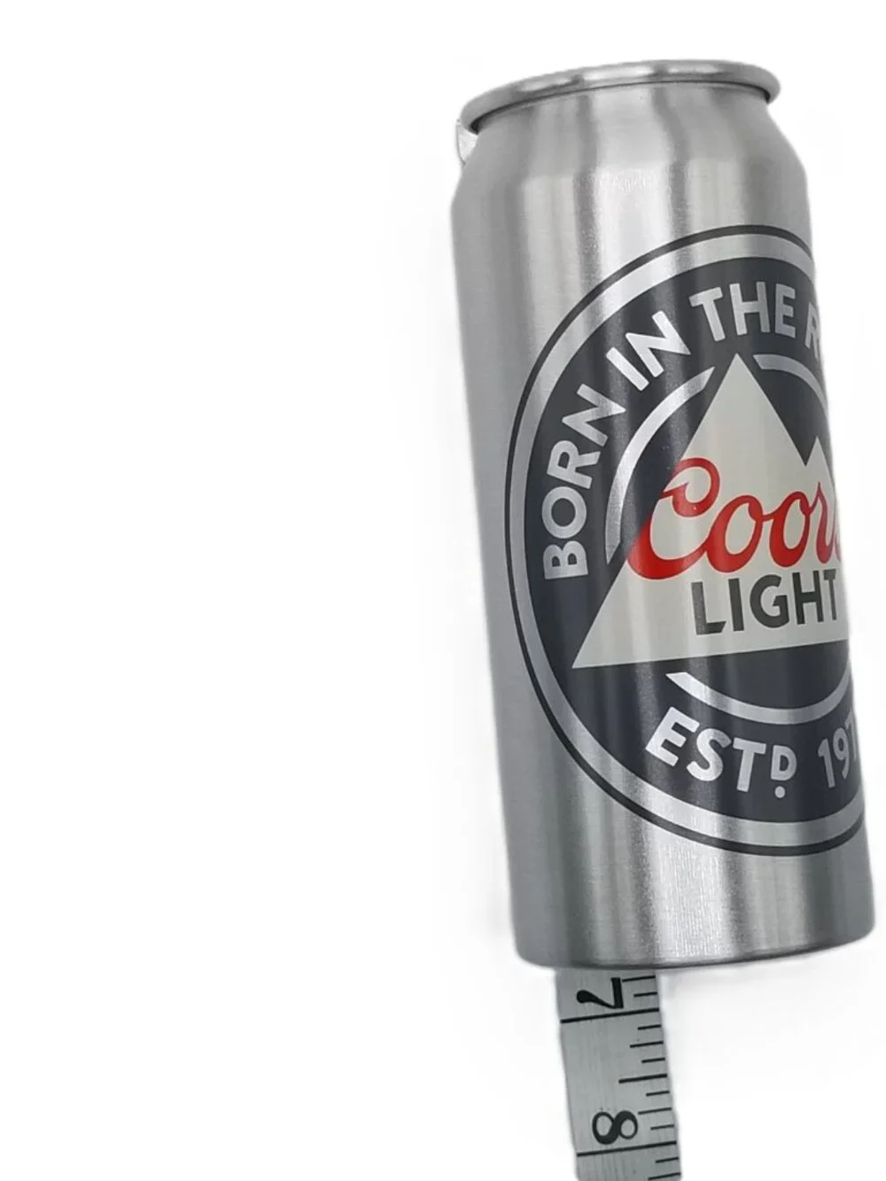 Coors Light Born in the Rockies Aluminum Can Tumblers Set of 2 Beer Drinkware